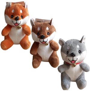 PELÚCIA CACHORRO SENTADO 18CM VENTOSA