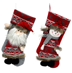 BOTA PELÚCIA PAPAI NOEL 45CM