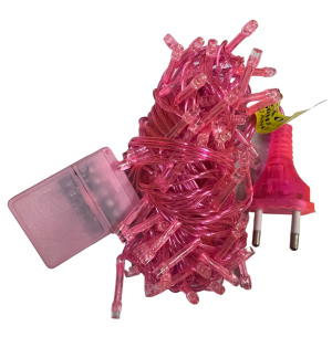 PISCA LED FIO ROSA 8 FUNÇOES 100L ROSA