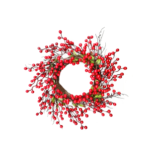  GUIRLANDA 35CM GALHO C/ AZEVINHOS