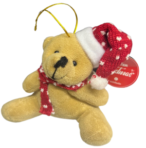 PELÚCIA URSO GORRO 10CM