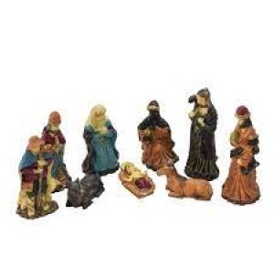 RESINA PRESÉPIO 9 FIG.8CM