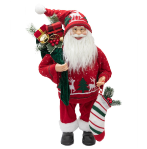 PAPAI NOEL 30CM TRICOT