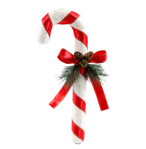 ENFEITE BENGALA C/ PINHA 30CM