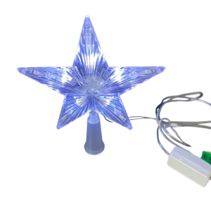 PISCA PONTEIRA ESTRELA 10 LEDS 15CM BRANCO