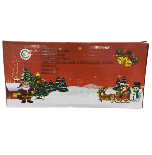 PISCA CASCATA 300 LEDS 8F COR 5M ARAME 30 BOLAS BIVOLT