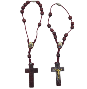 TERÇO PULSEIRA MADEIRA SÃO CRISTOVÃO