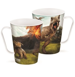 CANECA PLÁSTICA 430ML DINOSSAURO