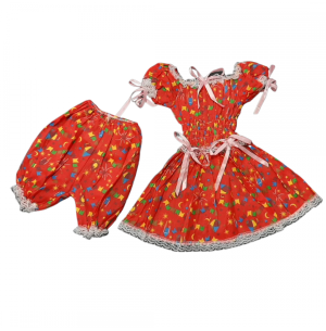 VESTIDO INF.TEC.C/BERMUDA BABY TAM.P/M/G