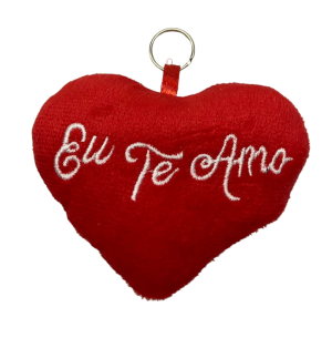CHAVEIRO PELÚCIA CORAÇÃO 10CM