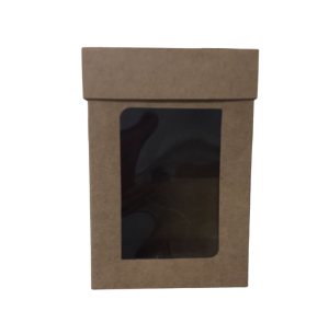 CAIXA PRES.KRAFT 11X11X15CM P/ CANECA VISOR