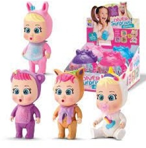 BONECA DIVER SURPRISE MAMA E CHORA C/ BOLSINHA