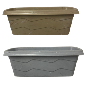 VASO PLÁSTICO 20X7X9CM FLOREIRA