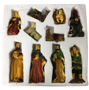 RESINA PRESÉPIO 10FIG.11CM