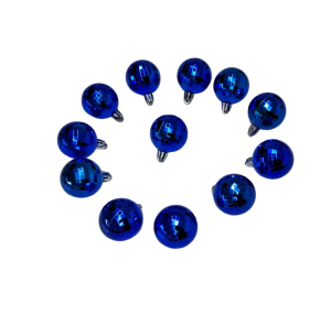 BOLA TUBO 4CM 12UN FACETADA SORTIDA