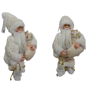 PAPAI NOEL 30CM C/ LAMPIÃO BOTA PRESENTE