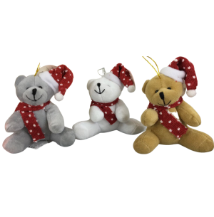 PELÚCIA URSO GORRO 15CM