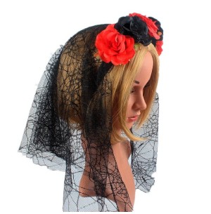 TIARA VÉU VIUVA MEXICANA