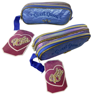 PORTA LÁPIS 20CM 2 DIVISÕES SWEET QUEEN