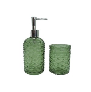 KIT BANHEIRO VIDRO 2PÇS