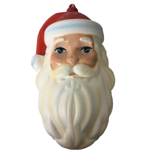 PAPAI NOEL ROSTO PLÁSTICO 30CM