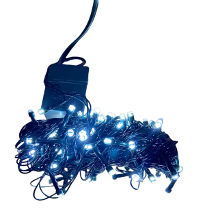 PISCA 100 LEDS FIO VERDE 8 FUNÇÕES BRANCO 8 METROS