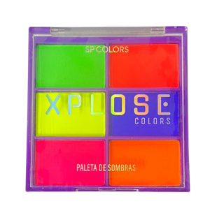 PALETA SOMBRA 6 CORES NEON