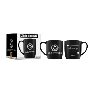 CANECA CERÂMICA 300ML ARQUITETURA