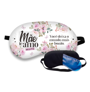 MÁSCARA DE DORMIR GEL MÃE TE AMO MUITO