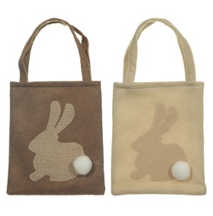 PÁSCOA SACOLA PRES.FELTRO COELHO 16X19CM