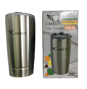 COPO INOX TÉRMICO 600ML TAMPA