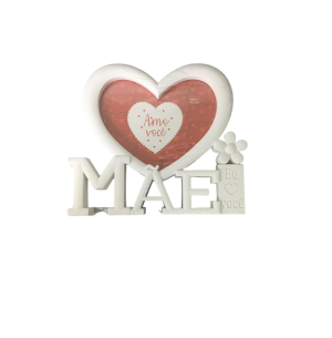 PORTA FOTO PLÁST.10X15CM CORAÇÃO MÃE