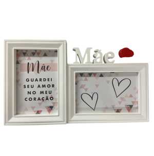 PORTA FOTO PLÁST.10X15CM MÃE DUPLO