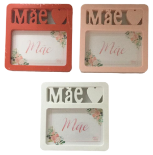 PORTA FOTO PLÁSTICO 10X15CM MÃE