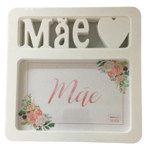 PORTA FOTO PLÁSTICO 10X15CM MÃE