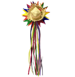 FESTA JUNINA BICO DE PATO CHAPEU PALHA 6CM