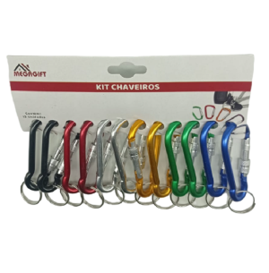 CHAVEIRO M.GANCHO DZ 7CM MOSQUETÃO