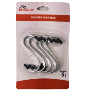 GANCHO INOX S.7CM 5UN