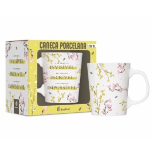 CANECA PORC.280ML PREMIUM ALCANÇAR O IMPOSSÍVEL