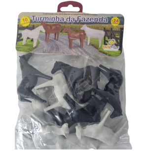 ANIMAL PLÁSTICO FAZENDA 10PÇS