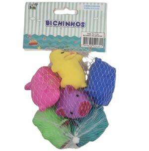 MORDEDOR VINIL MINI PORCO 6PÇS 5CM