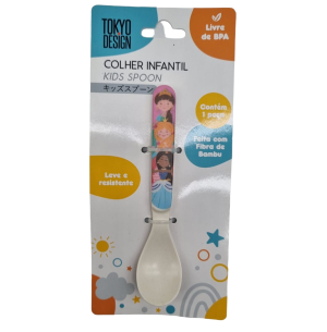 TALHER FIBRA BAMBU COLHER INF.13CM