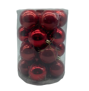  BOLA TUBO 6CM 20UN LISA SORTIDA