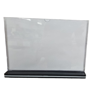 PORTA DIPLOMA ACRILICO C/BASE 21X30CM HORIZONTAL