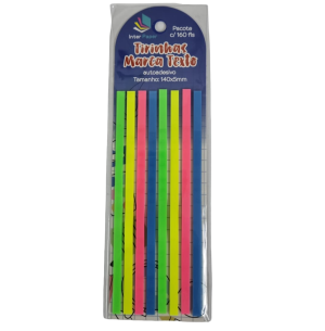 MARCA TEXTO TIRINHA ADES.140X5MM 160 FLS.