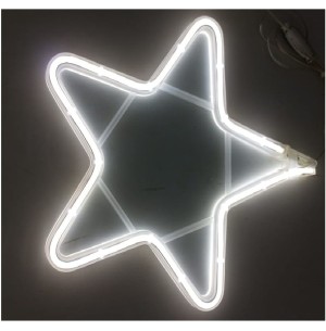PISCA ESTRELA NEON 30CM BRANCO