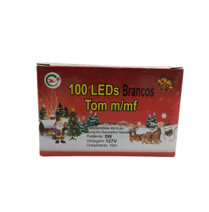 PISCA LED FT 100L FIXO M/F BRANCO