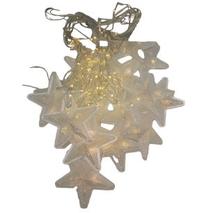 PISCA CORTINA 224 LEDS COR 3X1.2M ESTRELAS BIVOLT