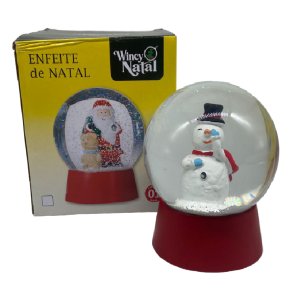 RESINA SNOWBALL DE NEVE 12CM