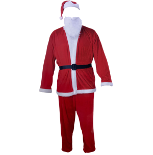 ROUROUPA PAPAI NOEL VELUDO 5PÇS